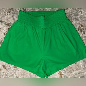 ZYIA High Waist Green Shorts sz S